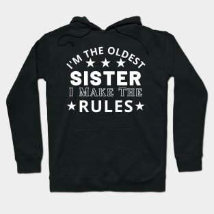 2023 Funny Older Sister vintage idea Hoodie